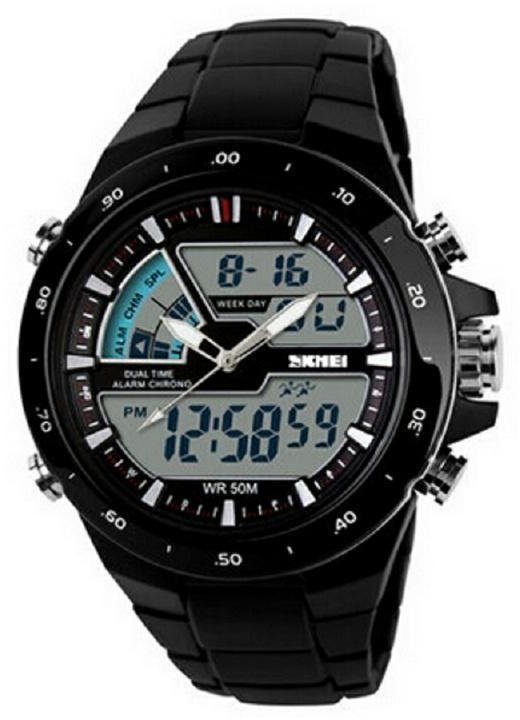 Skmei Mens Sport Wrist Watch - Black
