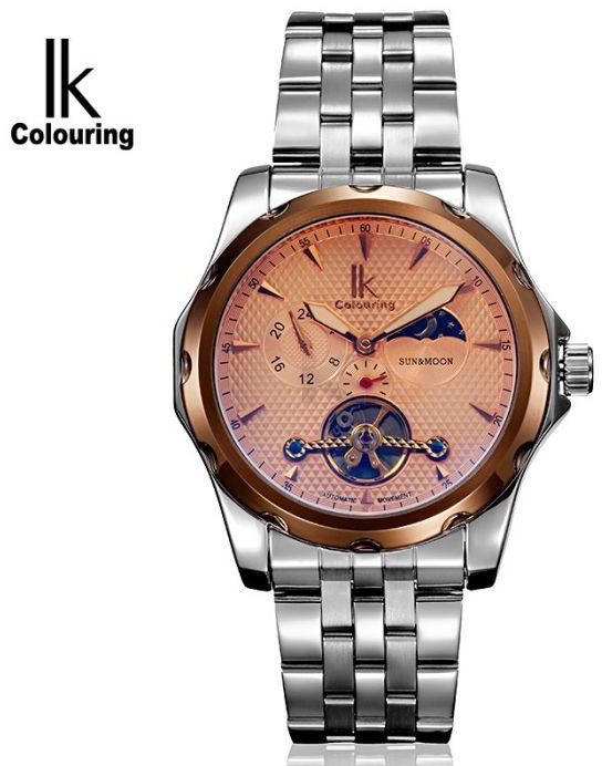 IK 98527 Automatic Mechanical Watch Multi-Functional Tourbillon Colorful Recreational Watch