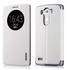 Primary Color Leather Protective Case w/ Stand for LG G3 - white