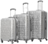 milanobag Travel Bags Luggage 3 Pieces Set Mb 0200 Silver