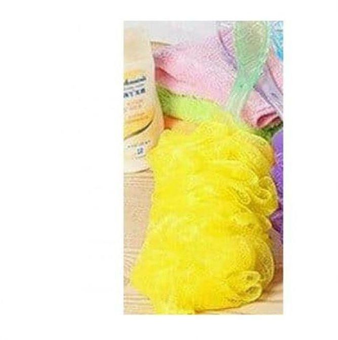 Shower Hand Sponge - Yellow - 1 Pcs
