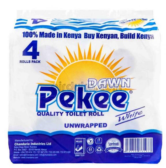 Dawn Pekee Unwrapped Toilet Roll (Pack Of 4)