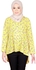 KM Janna Women Long Sleeve Pattern Blouse [B8766] - 3 S (3 Designs)