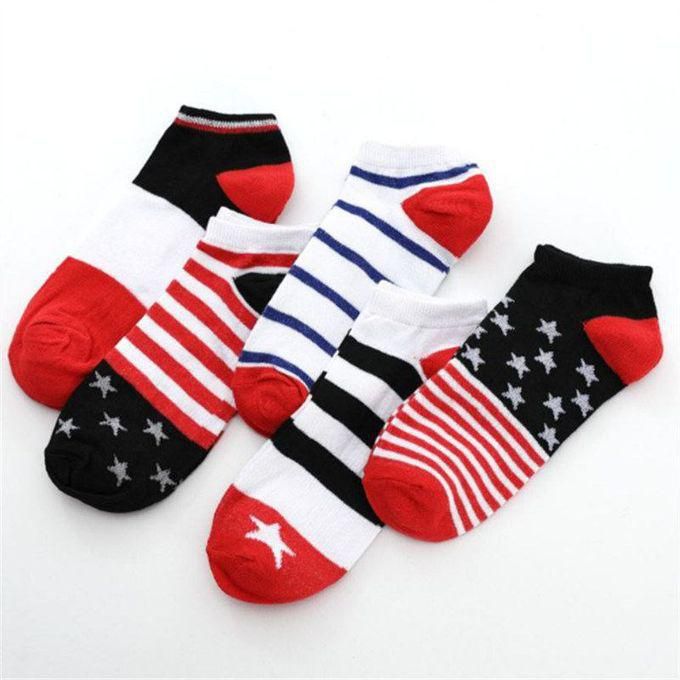 Bundle Of (5) Basic Socks - High Quality.