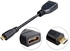 ChenYang Micro HDMI Male to HDMI Female Adapter Short Cable 10cm for XOOM Droid X