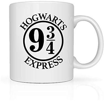 Rapoza Collective - HARRY POTTER HOGWARTS EXPRESS 9 3/4 Mug for Coffee or Tea 11oz (330ml), Coffee Tea Mug HARRY POTTER, No fading, Perfect for Office or Gift