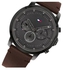 Men's Leather Analog Wrist Watch 1791799