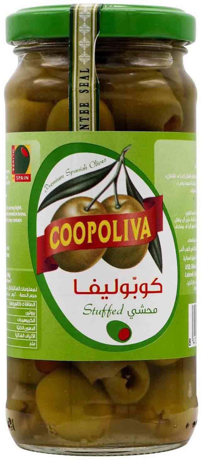 Coopoliva stuffed green olive 235 g