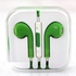 Earphone Earpods Headset for iPad 4th, iPad mini w/ Remote Control and Mic, Green
