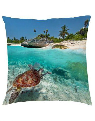 Texveen An-P-0012 Animals Digital Printed Pillow Cover - Multicolor - 40x40 cm