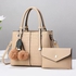Fashion Ladies Leather Women Classic Handbag 2 In 1 (M)