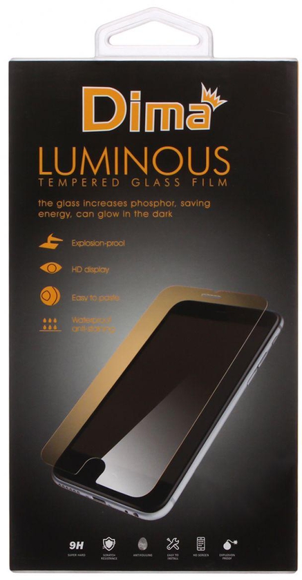 Dima Luminous Tempered Glass Screen Protector for Huawei P10, White