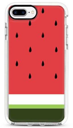 Protective Case Cover For Apple iPhone 7 Plus Minimal Watermelon Full Print