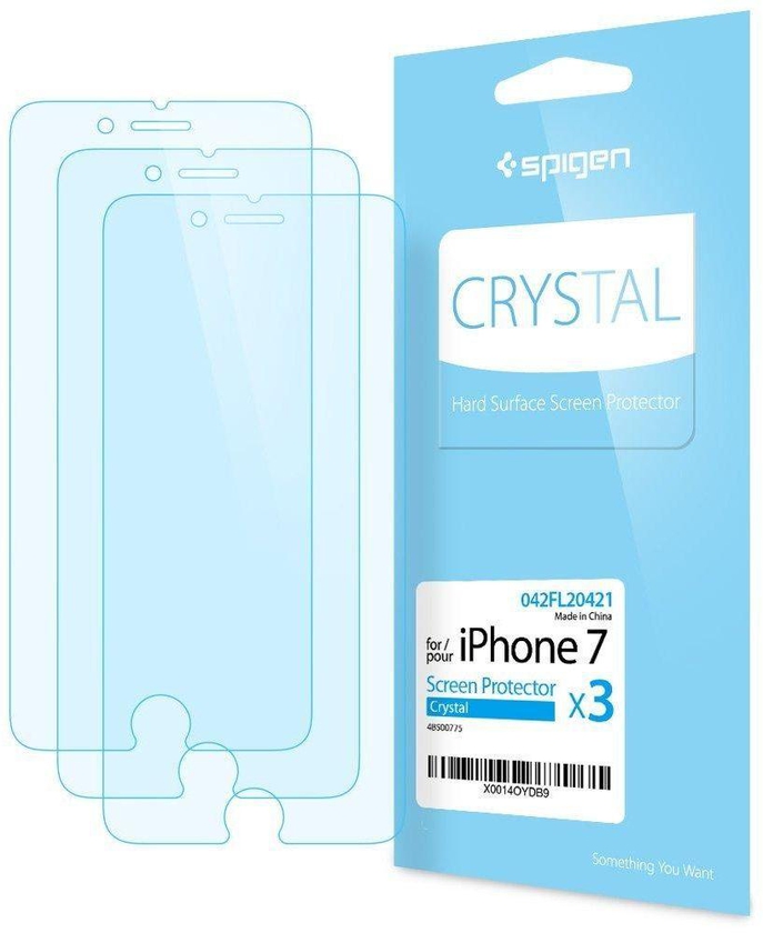 iPhone 7 ,Spigen Crystal Clear Screen Protector Film [3 Pack]