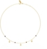Miss L' by L'azurde Shining Stars Necklace In 18 K Yellow Gold And Colored Stones