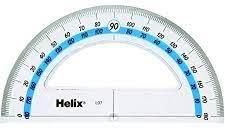 Helix Protractor 10 cm 360 Degree