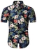 Kemeja Batik Men's Casual Summer Floral Shirt Code-31- 5 Sizes