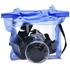 Waterproof Camera DSLR SLR Case Bags Underwater Cases Underwater Pouch Bag Strap # Blue-blue