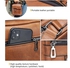 Fashion Men's Vintage PU Leather Shoulder Bag,Casual Handbag,Travel Backpack-Vertical