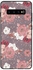 Chocolate Colour Floral Pattern Protective Case Cover For Samsung Galaxy S10 Plus Multicolour