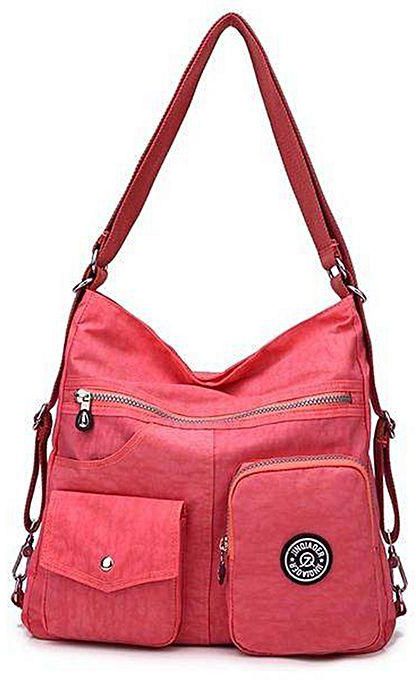 Universal Women Lady Nylon Crossbody Bag Casual Backpack Shoulder Travel Handbag Ruckasack