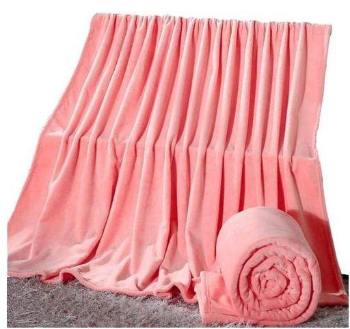 Super Soft Warm Pink Fleece Blanket Luxury Plush Throw Blanket-Couch/Bed/Sofa
