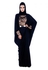 Inayah Black Long Sleeve Abaya Size-62