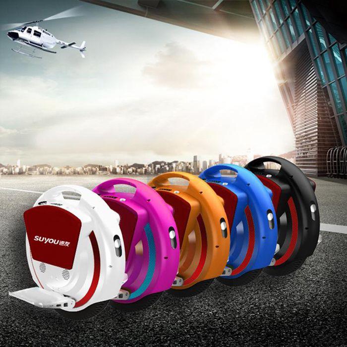 F16 Upgrade 350W 20-25KM Bluetooth Single Wheel Self Balanced Scooter Electric Unicycle Double Battery with Sound Marquee Colors Night Light-Black