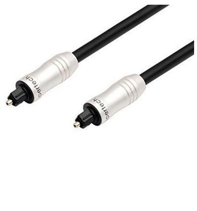 Generic Digital Optical Audio Toslink Cable - 0.3 Meters - Black
