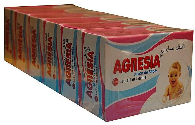 Agnesia Agnesia Baby Soap With Milk & Honey A Pack Of 6 Pieces