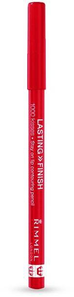 Rimmel 1000 Kisses Stay On Lip Liner Pencil - 1.2 g, 21 Red