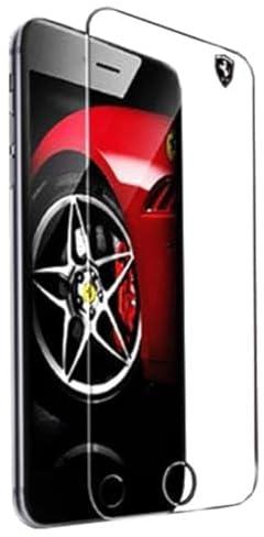 Ferrari Tempered Glass Screen Protector with Silver Logo for iPhone 6/iPhone 6s