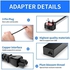USB-C/Type C Laptop Aapter Charger 65W/45W for Dell XPS,ASUS,Lenovo Yoga 720/ThinkPad X1 Carbon T480 300e,Acer,HP Spectre Pavilion X360,Huawei Samsung and More USB C Devices,With UK Extension Cable