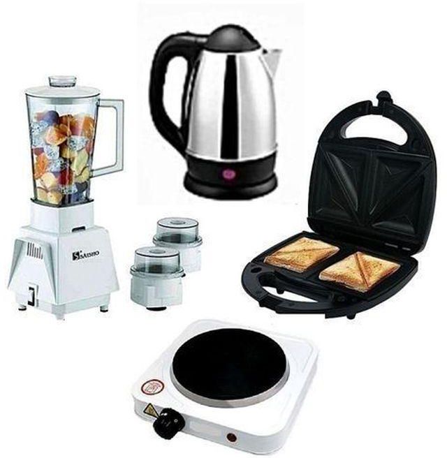 Blender + Electric Cooker + Electric Kettle + Toaster