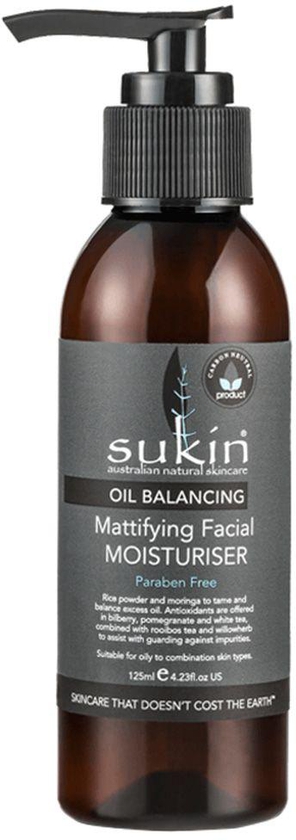 Sukin - Oil Balancing Mattifying Facial Moisturiser 125ml- Babystore.ae