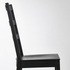 NORDVIKEN / NORDVIKEN Table and 6 chairs - black/black 210/289x105 cm