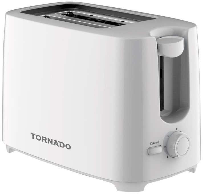 Get Tornado Toaster TT-700 2 Slices, 700 Watt - White with best offers | Raneen.com