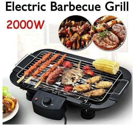 Sokany Back Stainless Steel 2000W Electric BBQ Grill For Home And Outdoor