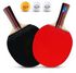 Generic 6-Piece Table Tennis Racket Set 28.0x17.5x2.5cm