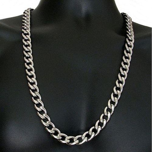 Men's Stainless Steel Cuban Curb Necklace