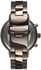 ساعة يد بعقارب مصنوعة من الستانلس ستيل طراز D-FC01-TIRG للنساء