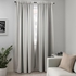 MAJGULL Room darkening curtains, 1 pair - light grey 145x300 cm