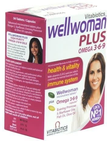 Wellwoman Plus Omega-3-6-9 - 30 Tablets