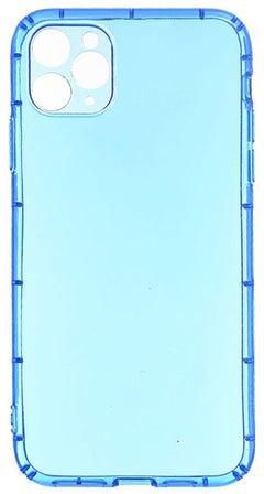 Silicone Transparent Back Cover For iPhone 11 Pro Max Blue