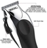 Wahl Cordless Deluxe Chrome Pro, Complete Hair and Beard Clipping and Trimming Kit, Includes Clipper with Guide for A Cut Every Time, 79524-5201