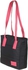 Get Waterproof Hand Bag For Women, 30×25 cm - Black Fuchsia with best offers | Raneen.com