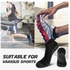 ELECDON Athletic Running Socks, Ankle Socks Low Cut Athletic Cushioned Running Tab Socks 6 Pack, Cushioned Breathable Low Cut Sports Tab Socks for Men and Women