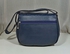 Natural Leather Cross Bag For Women - Dark Blue