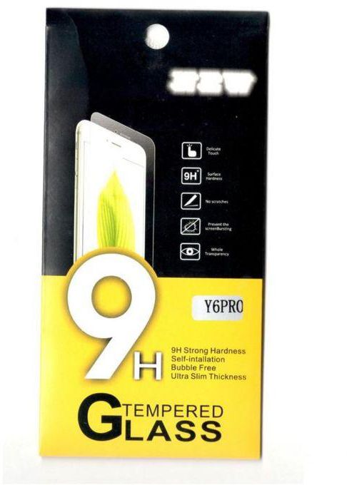 Generic Tempered Glass Screen Protector for Huawei Y6 Pro - Transparent