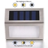 Sunweb Homdox 2 LED Solar Lights Security Step Light Wireless Weatherproof Garden Yard Wall Stair Light